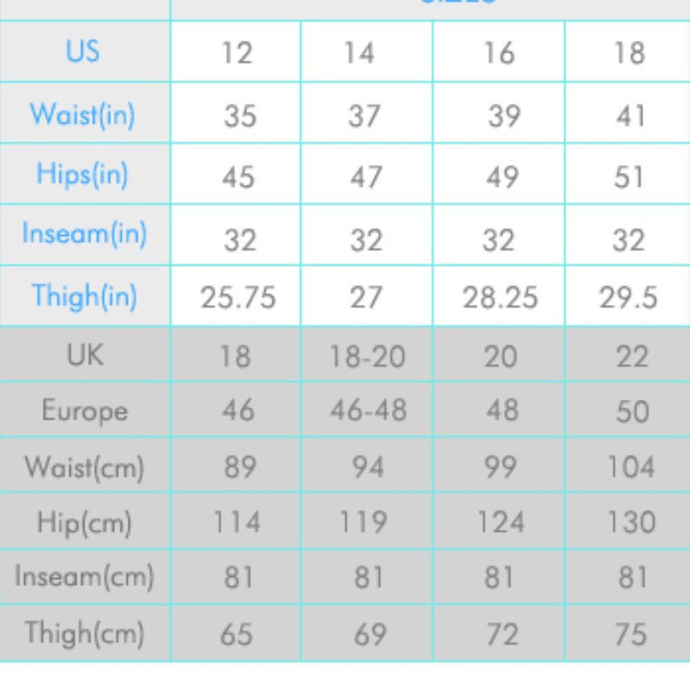 PLEASE READ - Size Chart - Picture 5 of 5